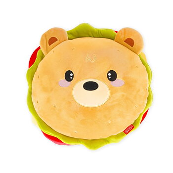 Super soft! Pillow, Teddy Bear Hamburger