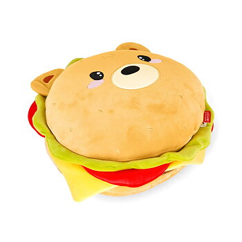 Super soft! Pillow, Teddy Bear Hamburger