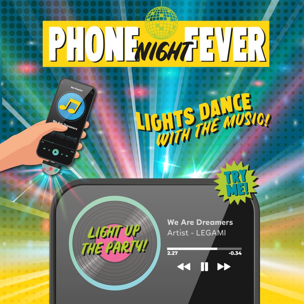 Phone night fever, Mini disco ball - 4