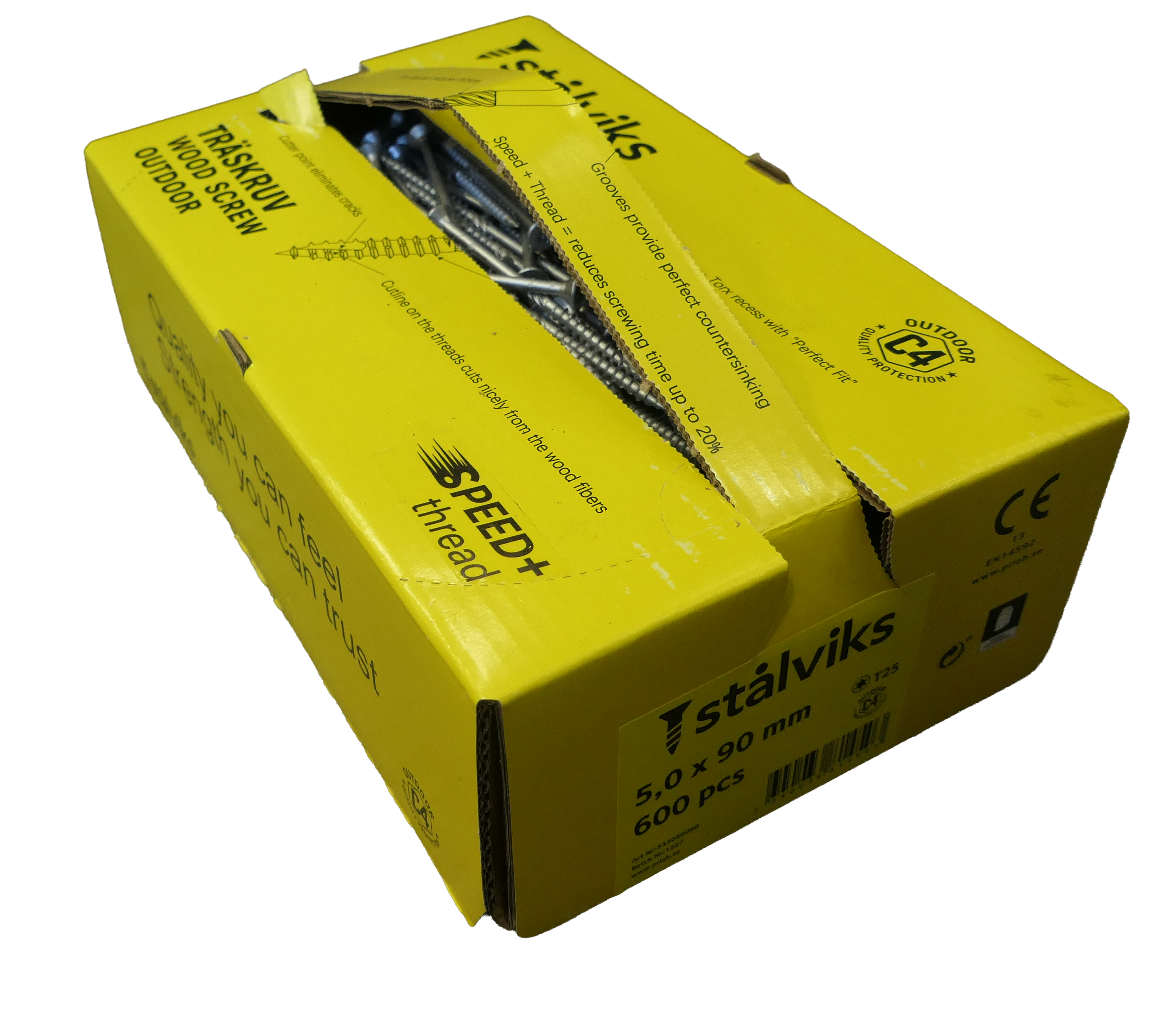 Träskruv C4 ute  - Stålviks storpack  - 2