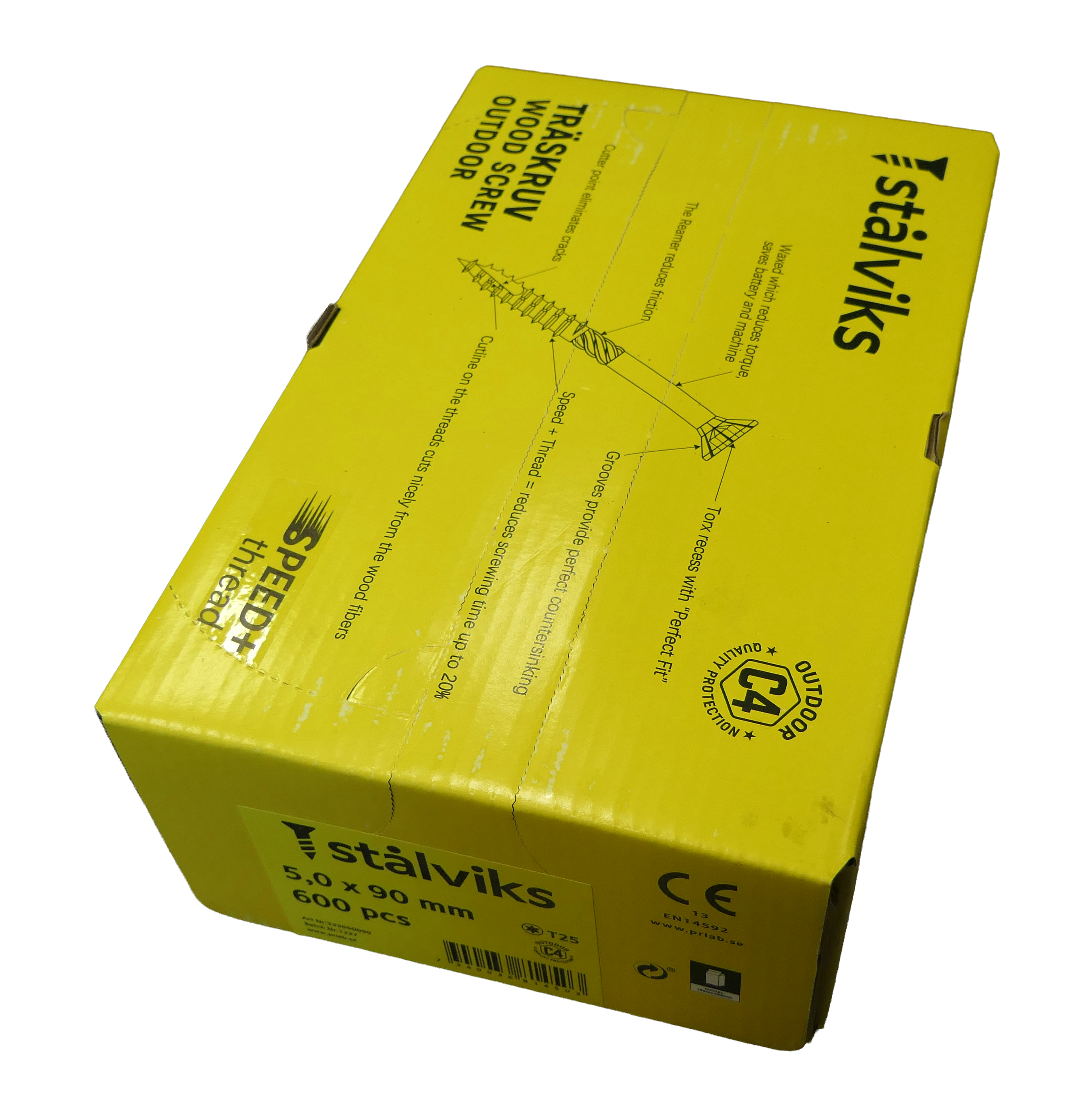 Träskruv C4 ute  - Stålviks storpack  - 3