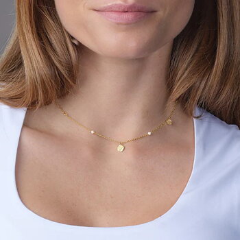 Nordahl Ripples halsband guld