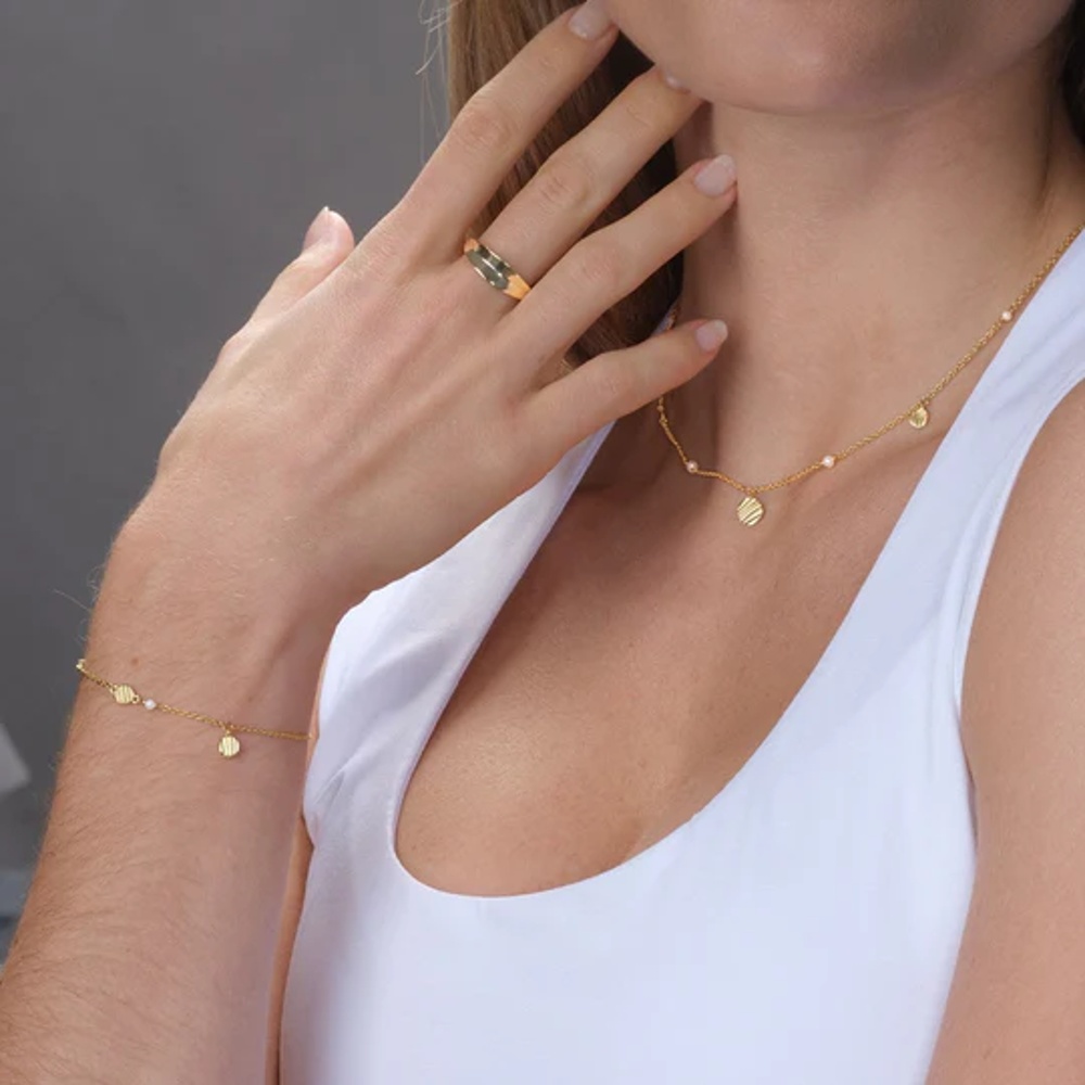 Nordahl Ripples halsband guld - 3