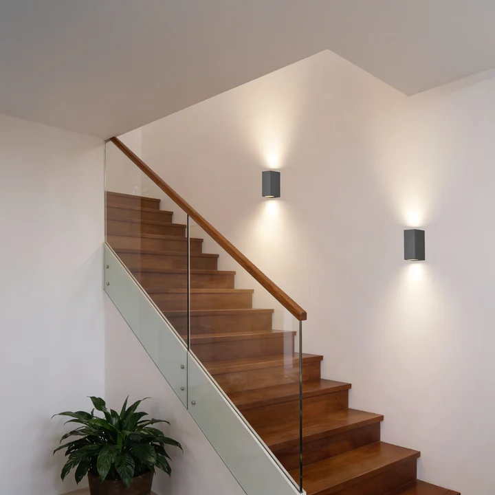CALEX Bergamo Vägglampa Grå - 2