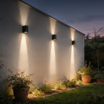 CALEX Bergamo Vägglampa Svart