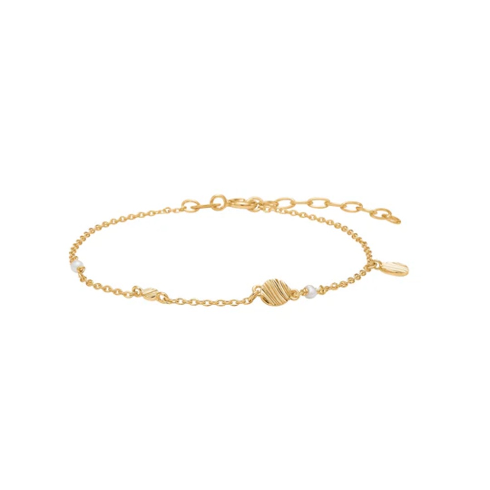 Nordahl Ripples armband guld