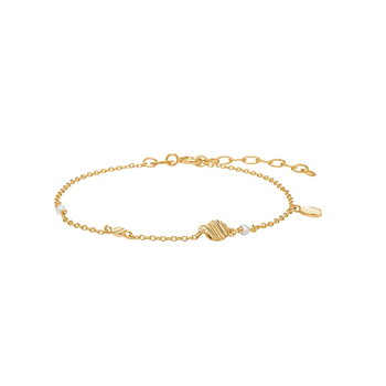Nordahl Ripples armband guld