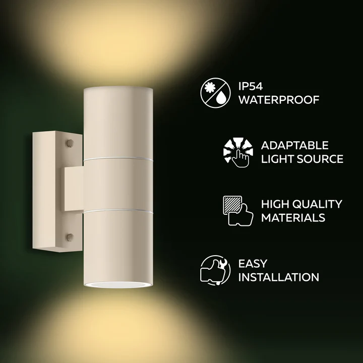 CALEX Turin Vägglampa Sand - 4