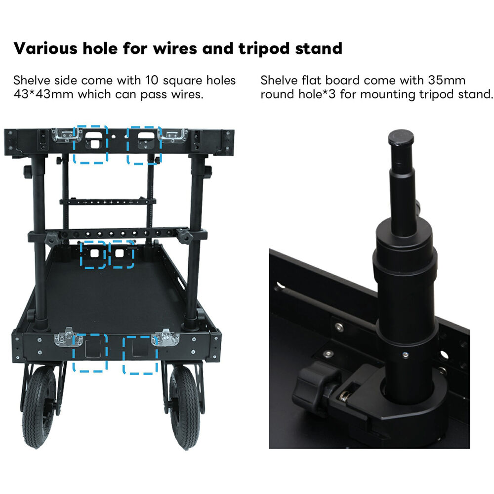 DigitalFoto Solution Limited 38" TITAN Cart with 9" Wheels - 6