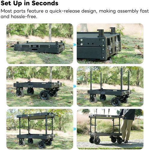 DigitalFoto Solution Limited 38" TITAN Cart with 9" Wheels - 18