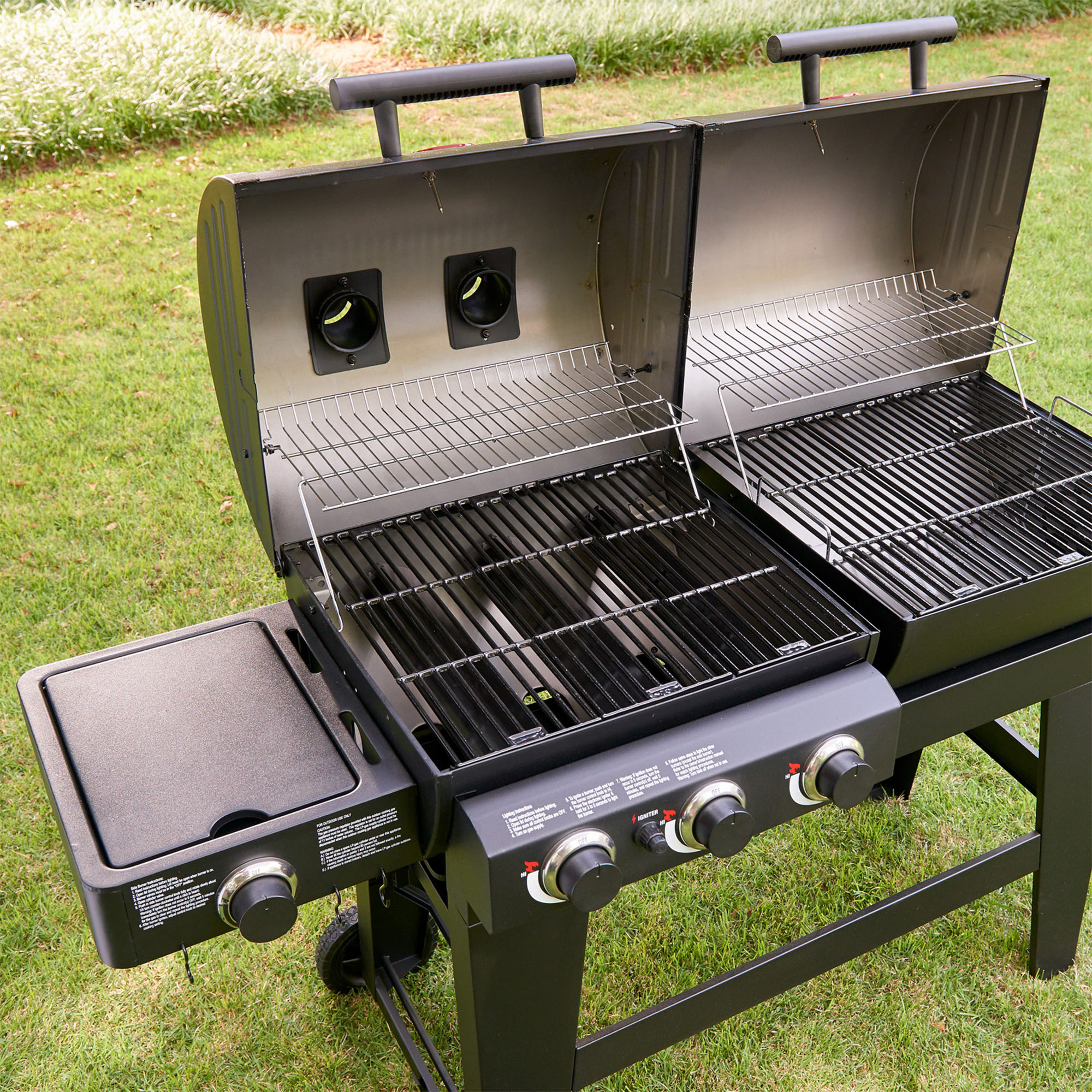 Chargriller Double Play - Gas & Charcoal - 4