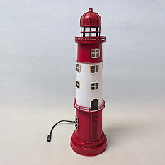 Lighthouse Red-White 40 cm