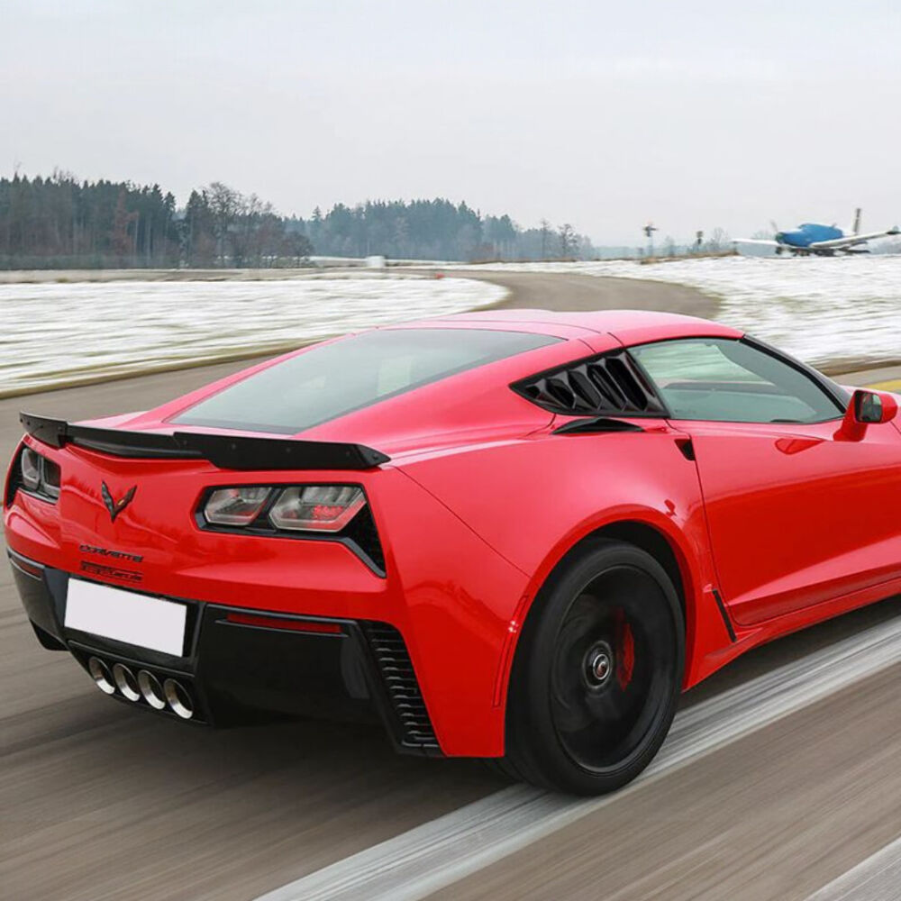 Quarter Window Louvers – Matt Svart