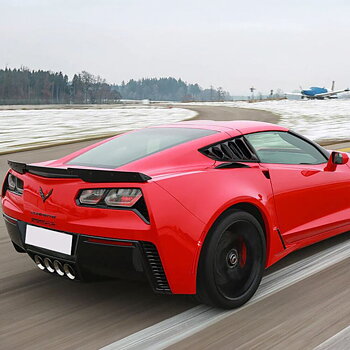 Quarter Window Louvers – Matt Svart