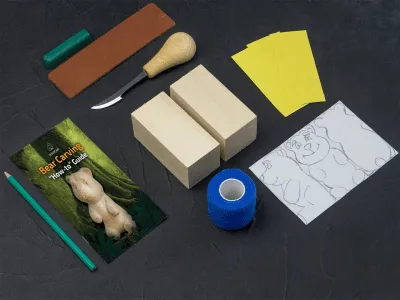 Täljkit -Liten björn - 2