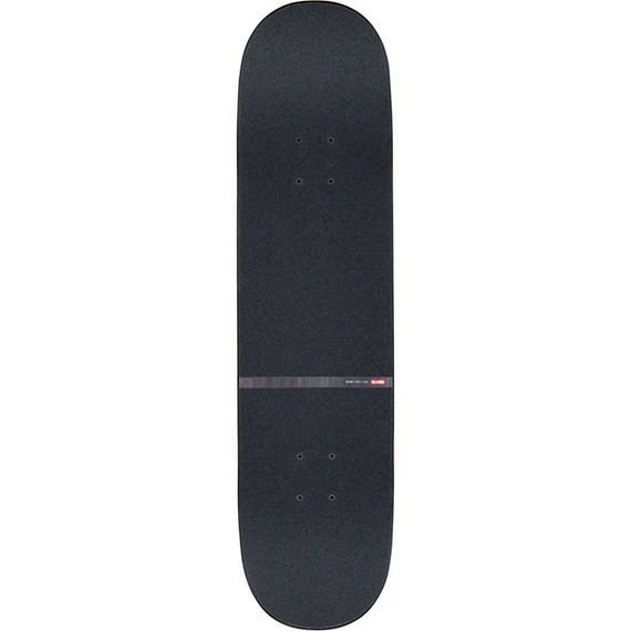 Globe G1 Downtown Doom 8.0" Silver/Red Complete Skateboard - 2