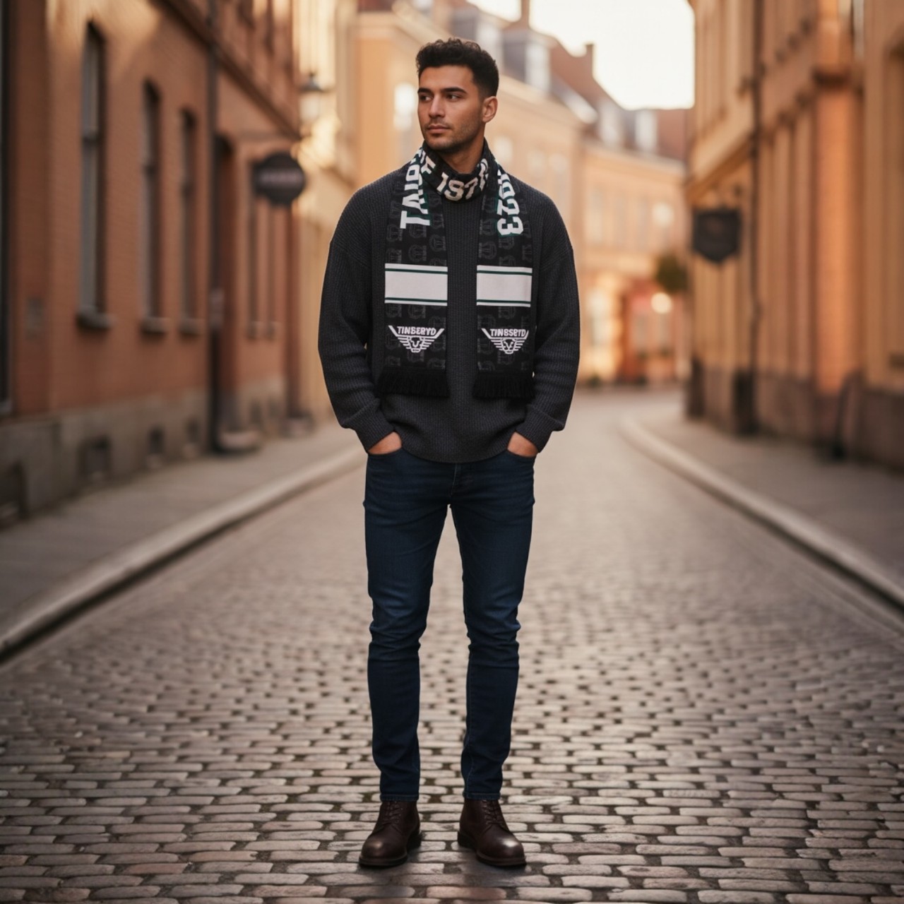 Halsduk Subli Svart 1923  - 2