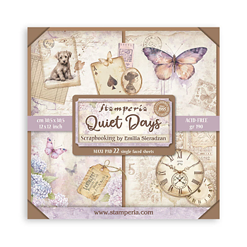 Quiet Days 12x12 Inch Maxi Paper Pack (Single Face) 