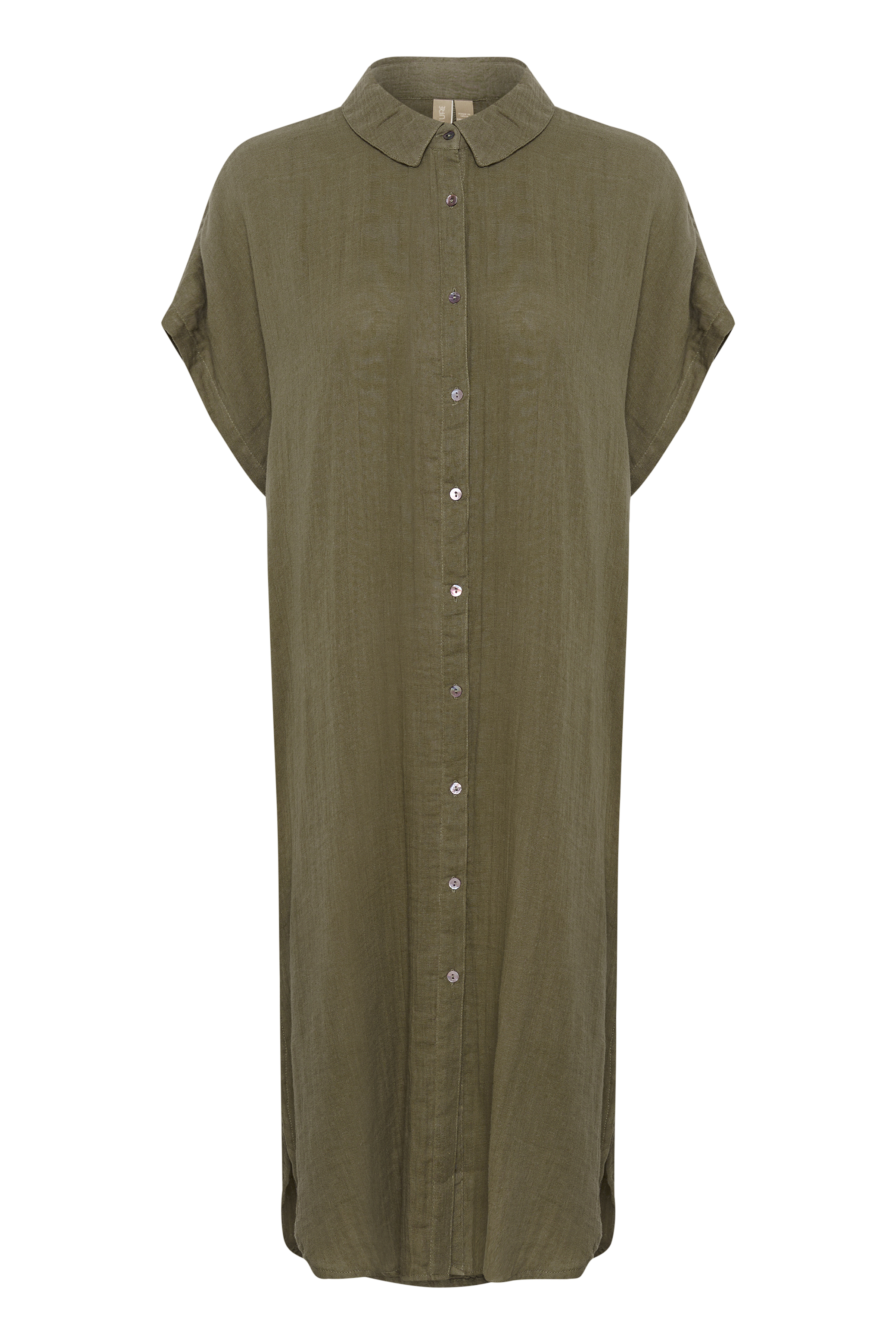 CUelina Kaftan Dress Dusky Green