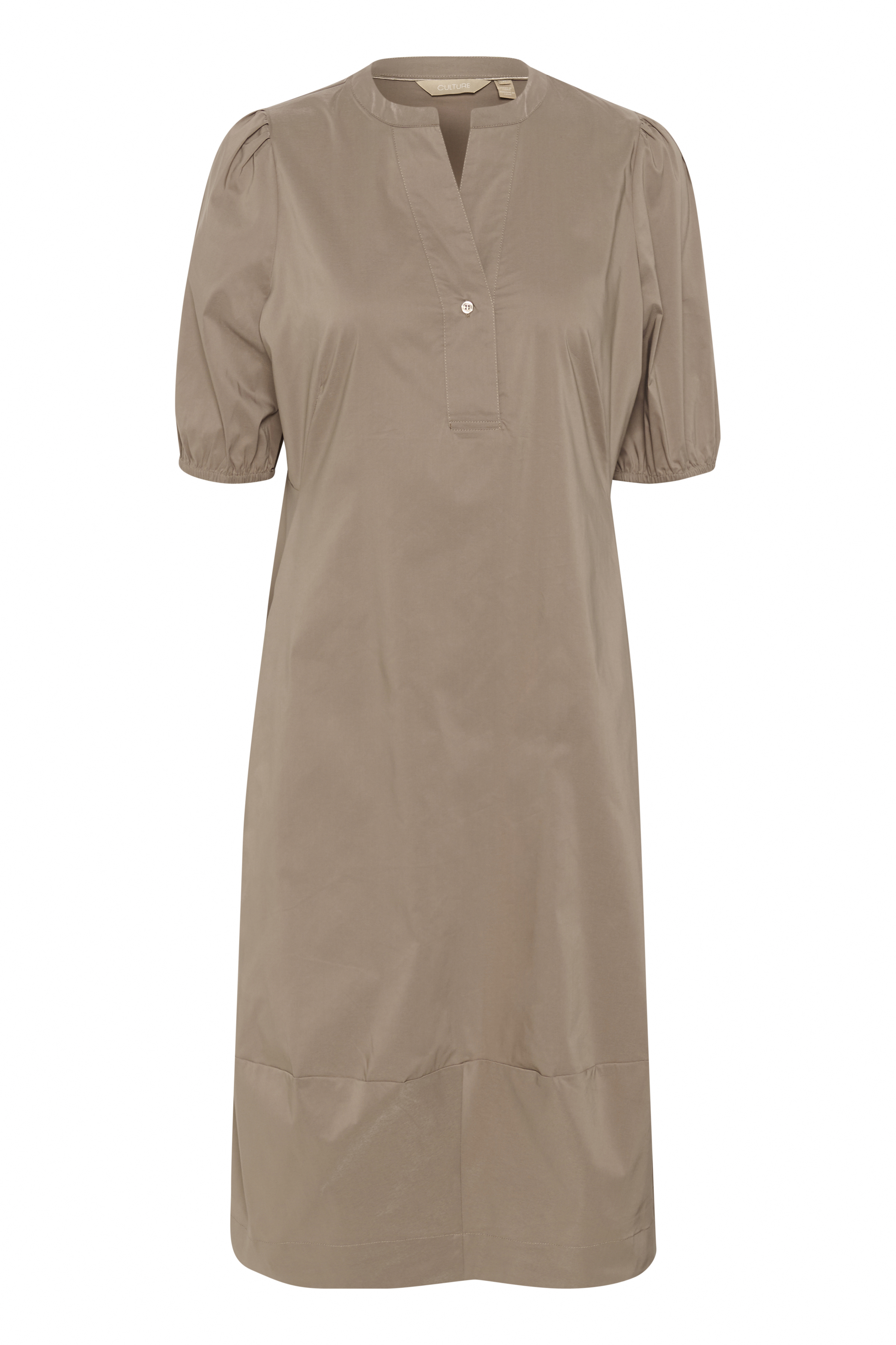CUantoinett SS Placket Dress Pine Bark