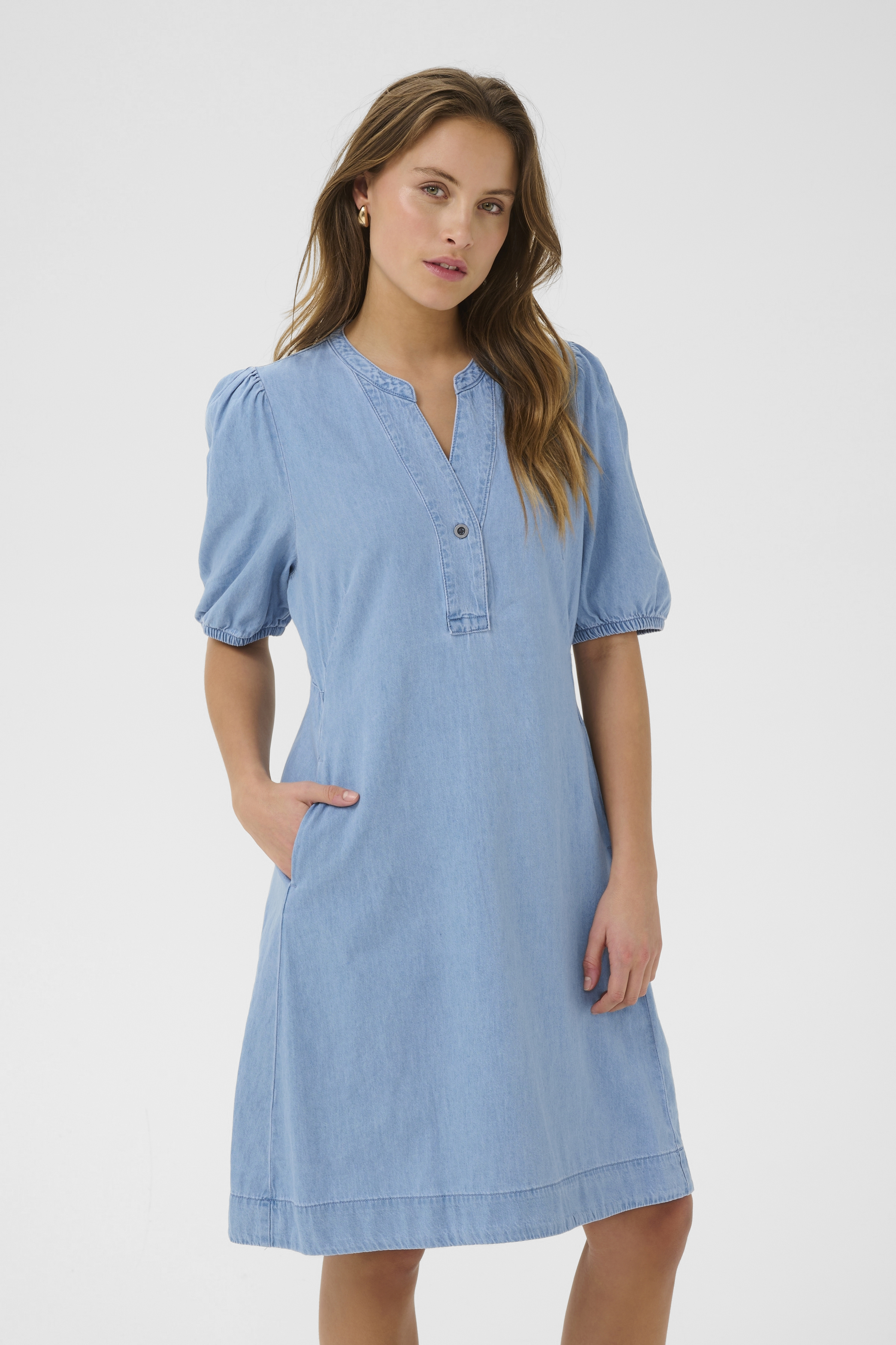 CUberteline Arpa SS Dress Light Blue Wash - 6