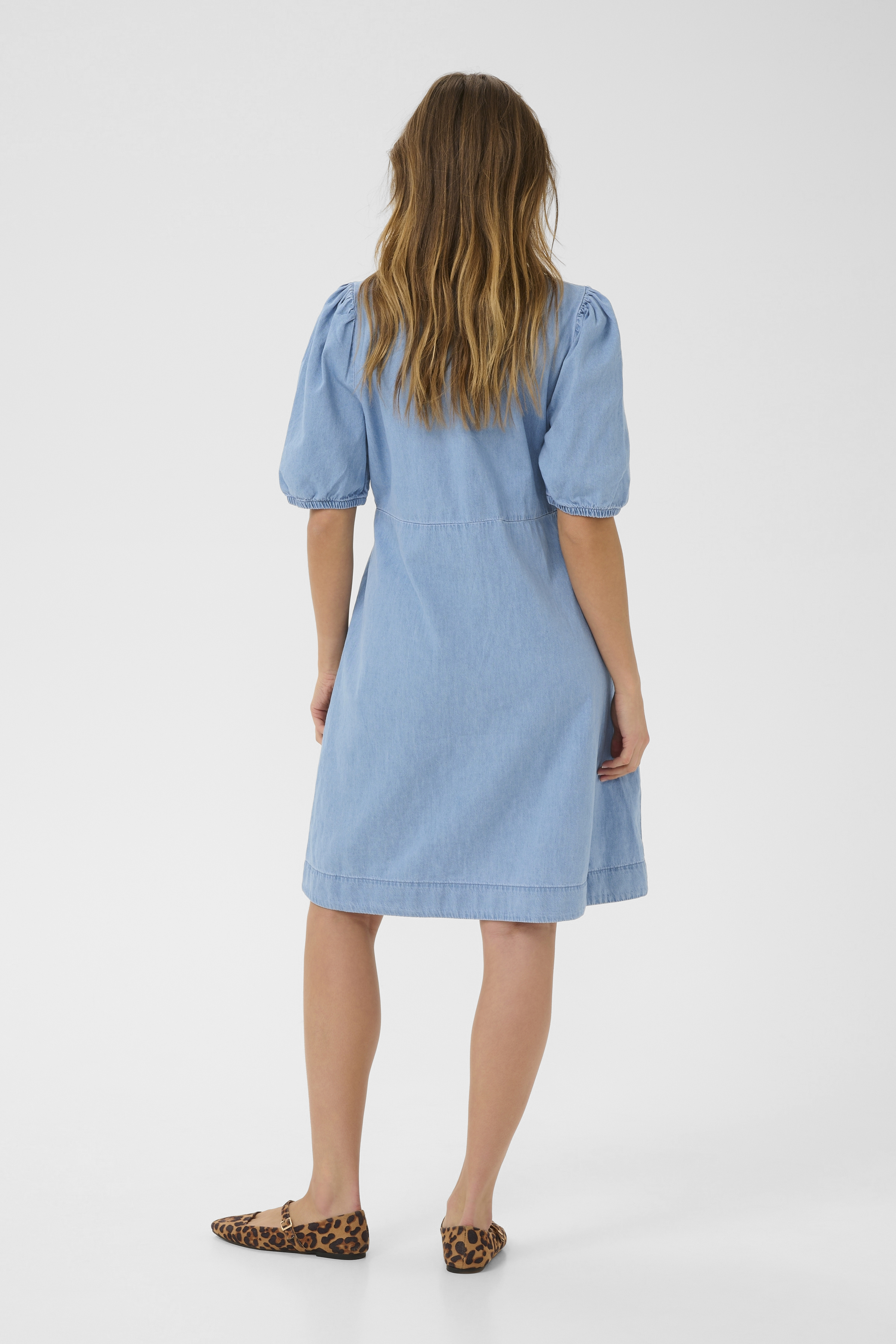 CUberteline Arpa SS Dress Light Blue Wash - 5