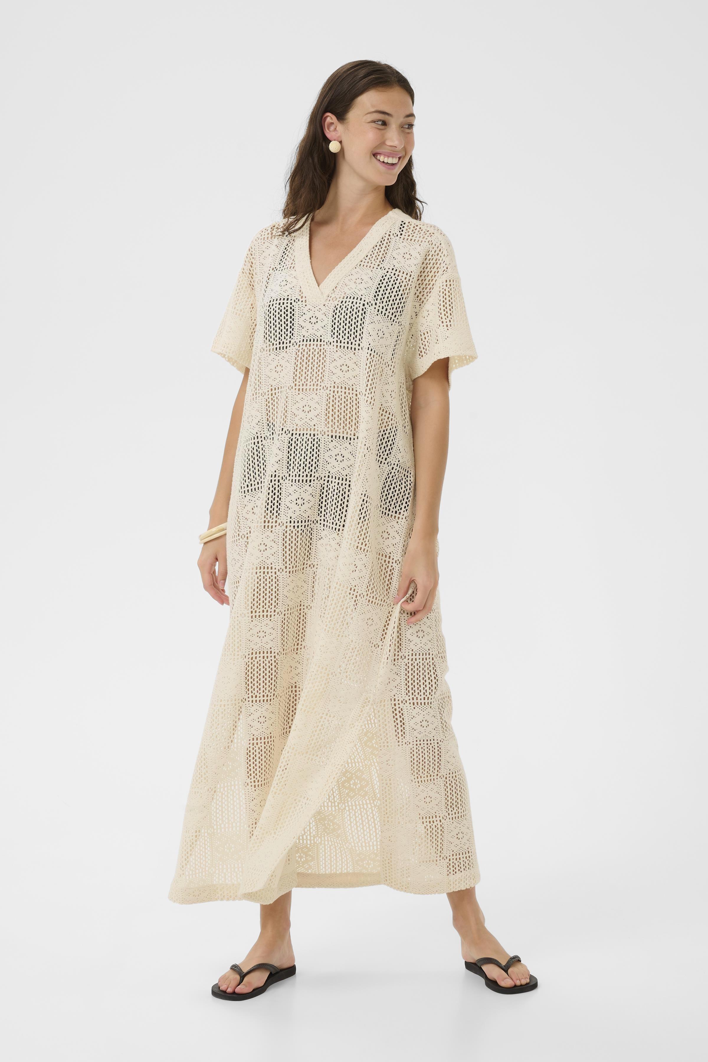 CUconsta Kaftan Dress Whitecap - 5