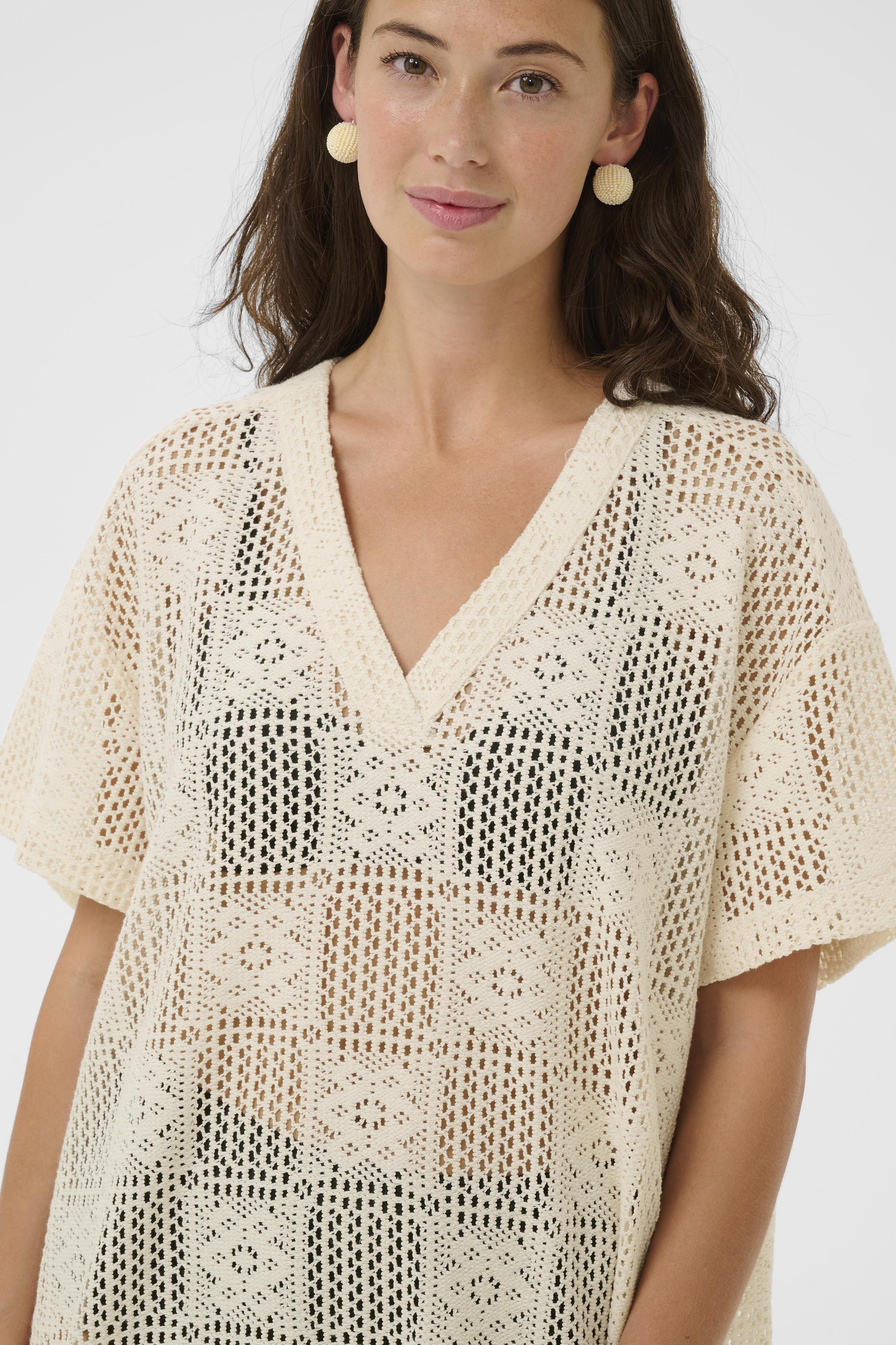CUconsta Kaftan Dress Whitecap - 3