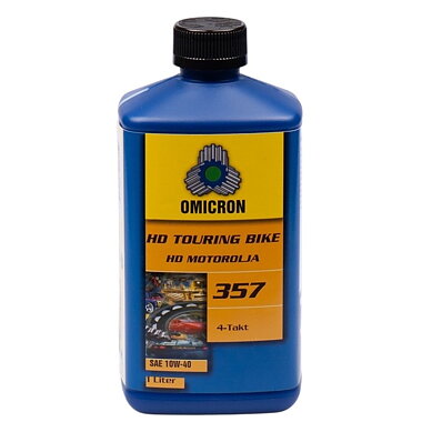 Omicron 357 MC Engine Oil Touring Bike SAE 10W-40 1L
