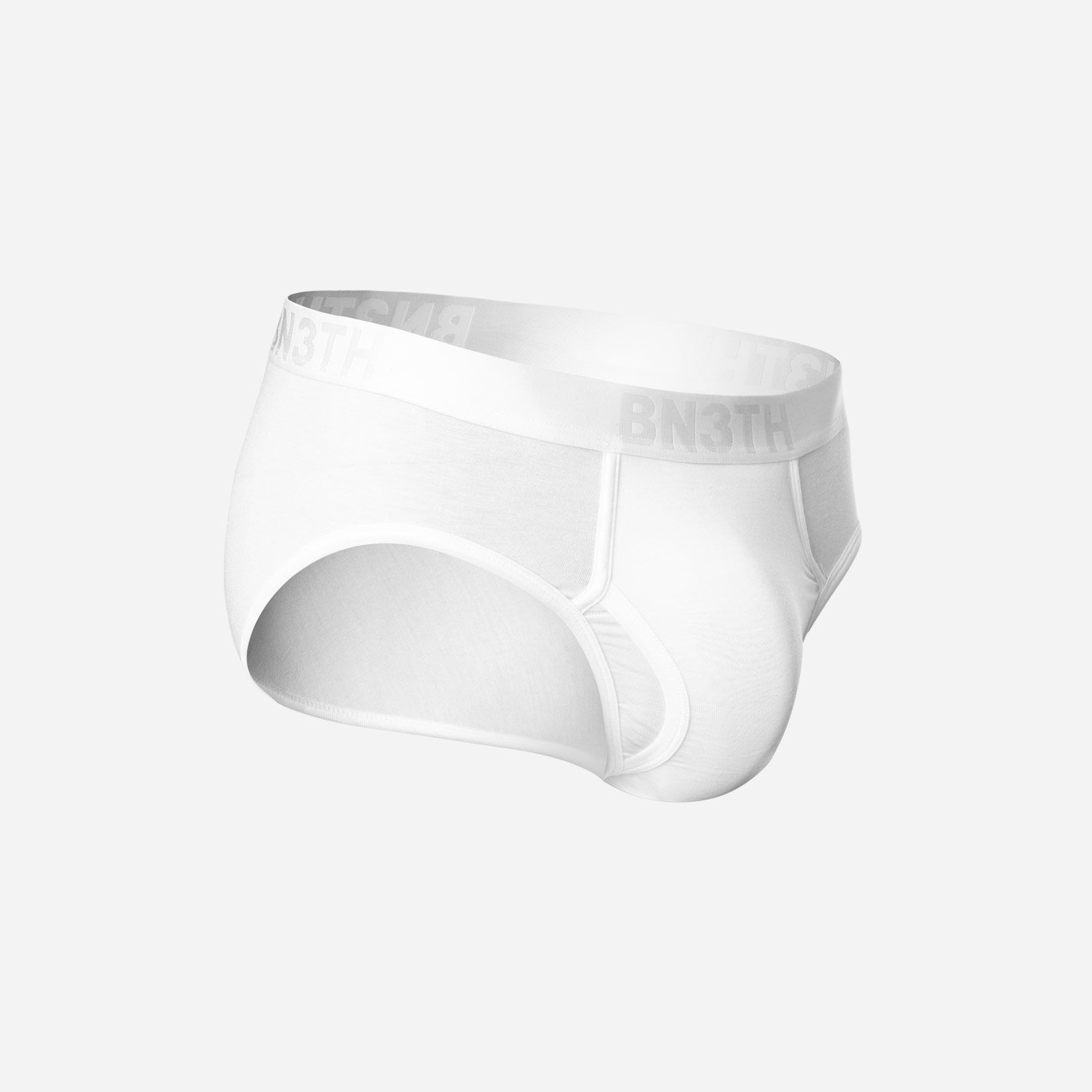 CLASSIC BRIEF SOLID WITH FLY WHITE - 3