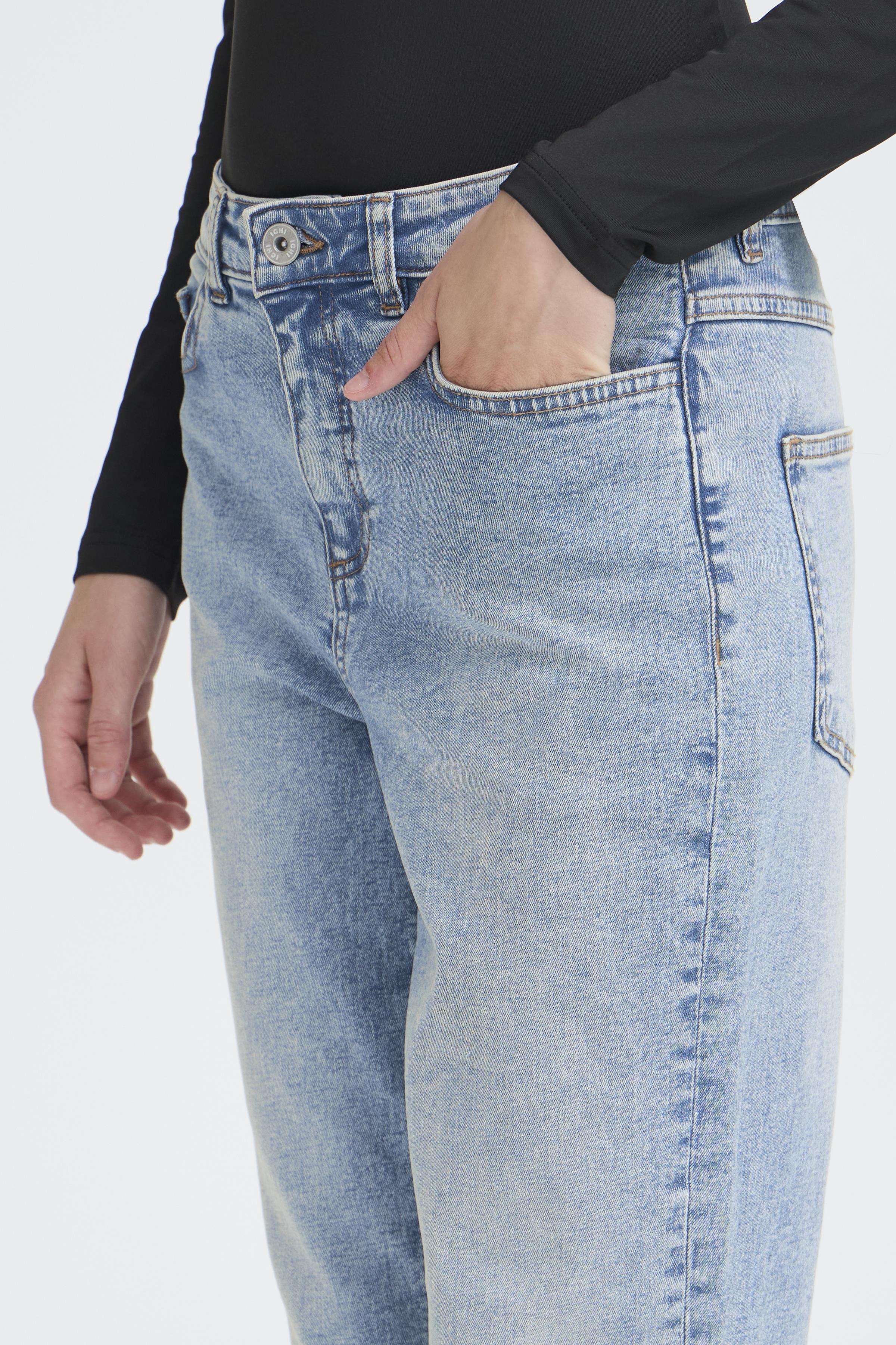 IHTWIGGY RAVEN DENIM LIGHT BLUE STONEWASHED - 4