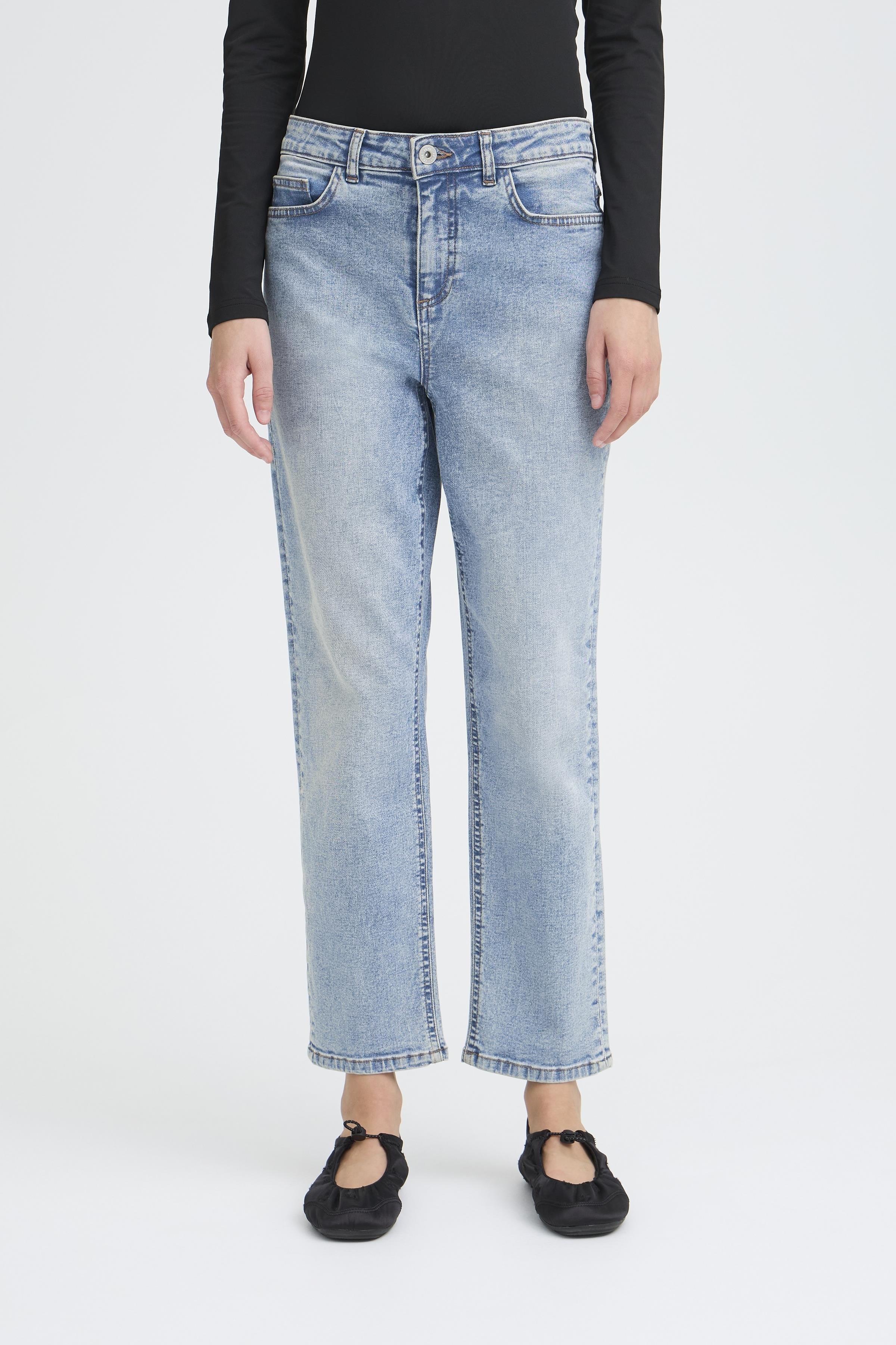 IHTWIGGY RAVEN DENIM LIGHT BLUE STONEWASHED - 7