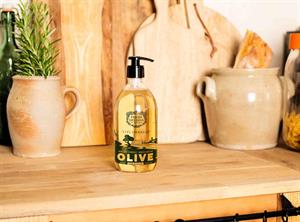 Olive Liquid Marseille Soap Glass Bottle 490ml - 2