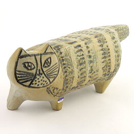 Lisa Larson (Large Zoo 1957) Captivating Cat 33/12 cm (2)