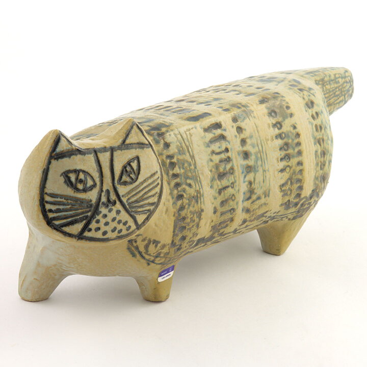 Lisa Larson (Large Zoo 1957) Captivating Cat 33/12 cm (2)