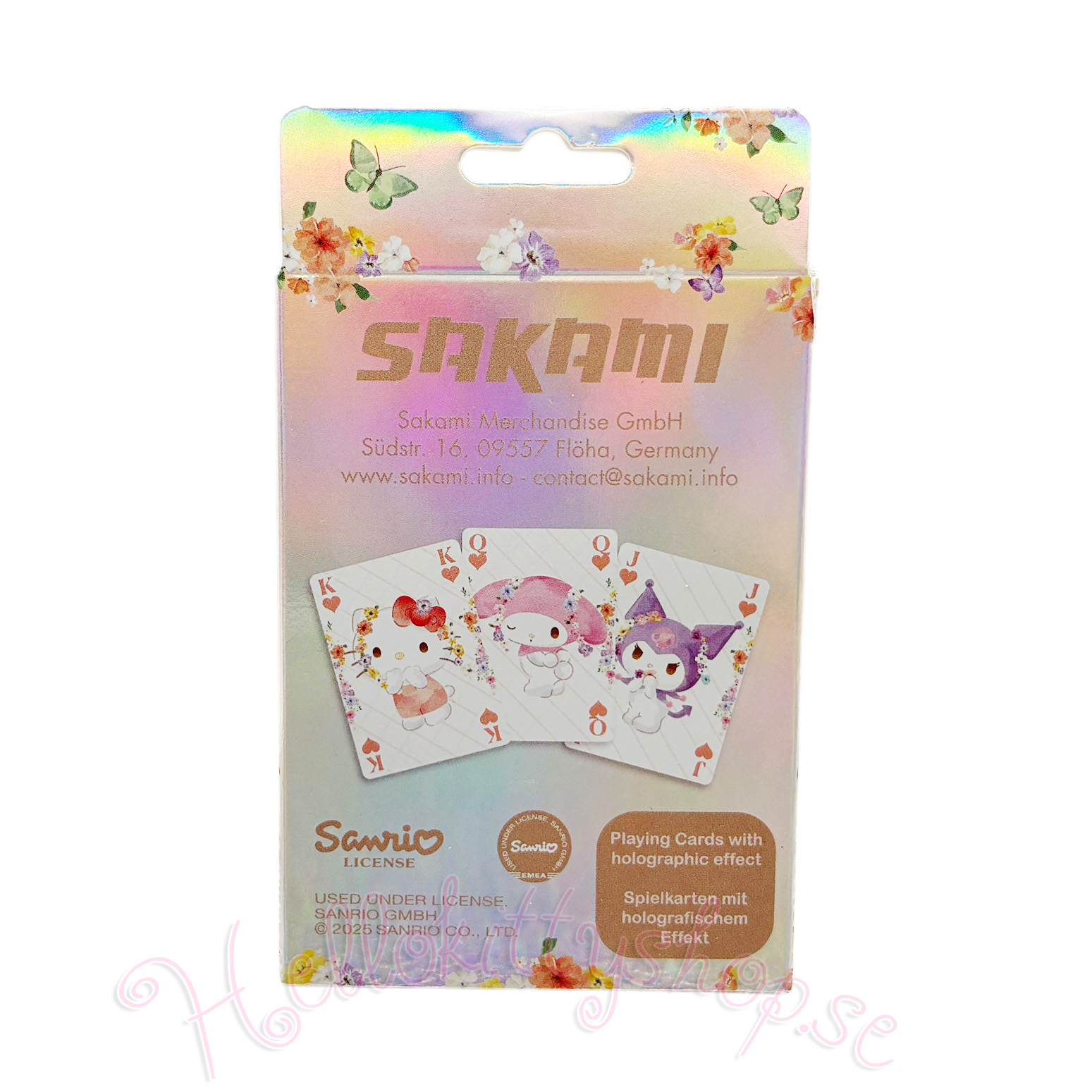 Hello Kitty and Friends - Holografiska Spelkort - Pastel Vivid - Kortlek med 54 st Kort - 5