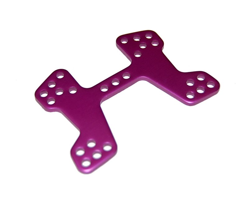 Right / HSP 06013 Front Shock Tower - Purple - 2