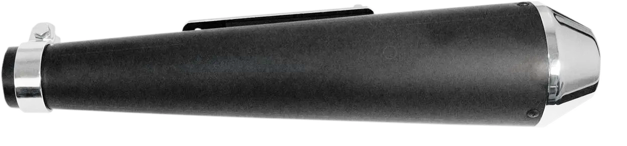 Muffler Shorty Megaphone, Svart Matt