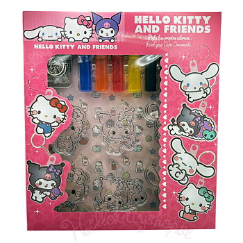 Hello Kitty and Friends - Måla dina egna Nyckelringar och Bagcharms