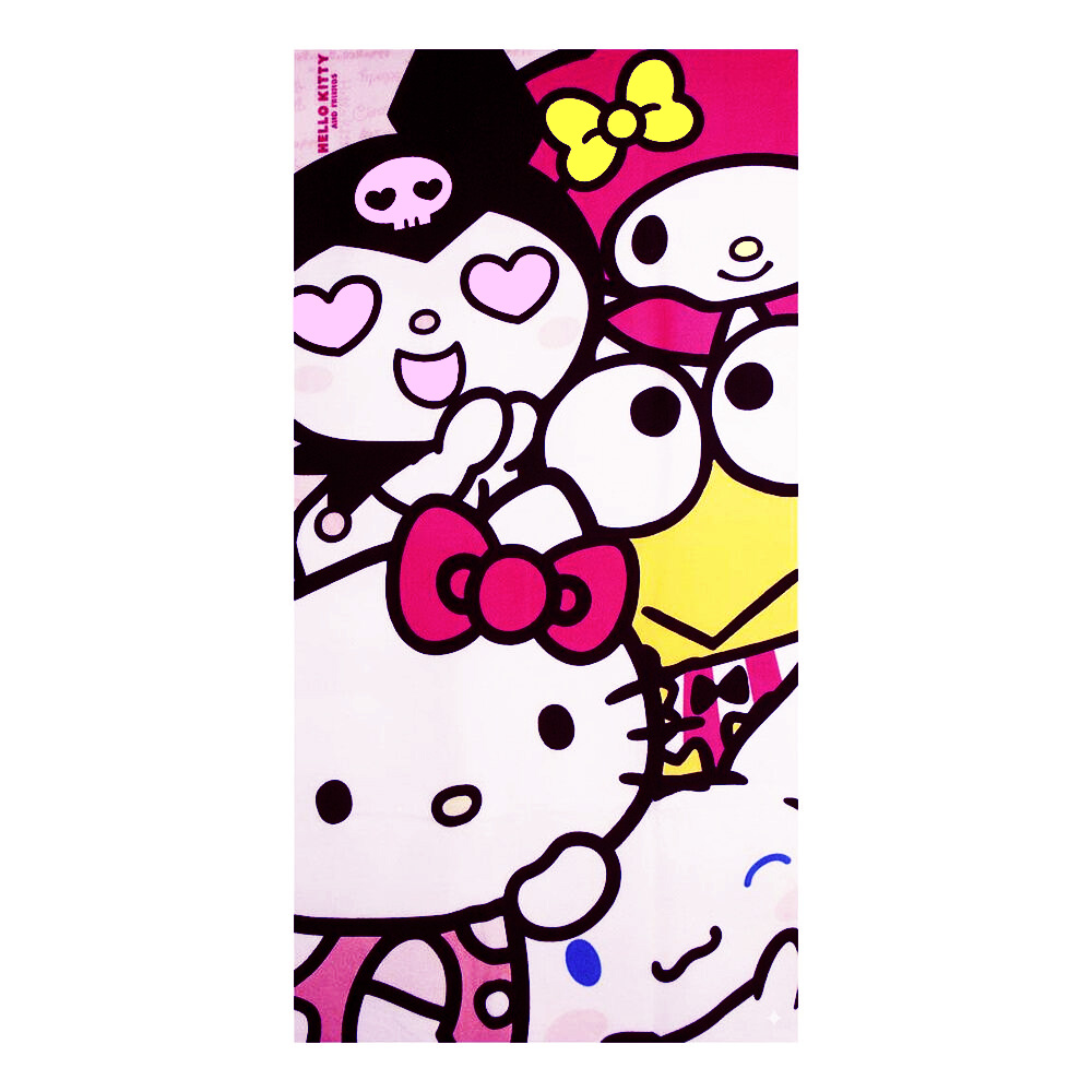 Hello Kitty and Friends Badhandduk - 70 x 140 cm