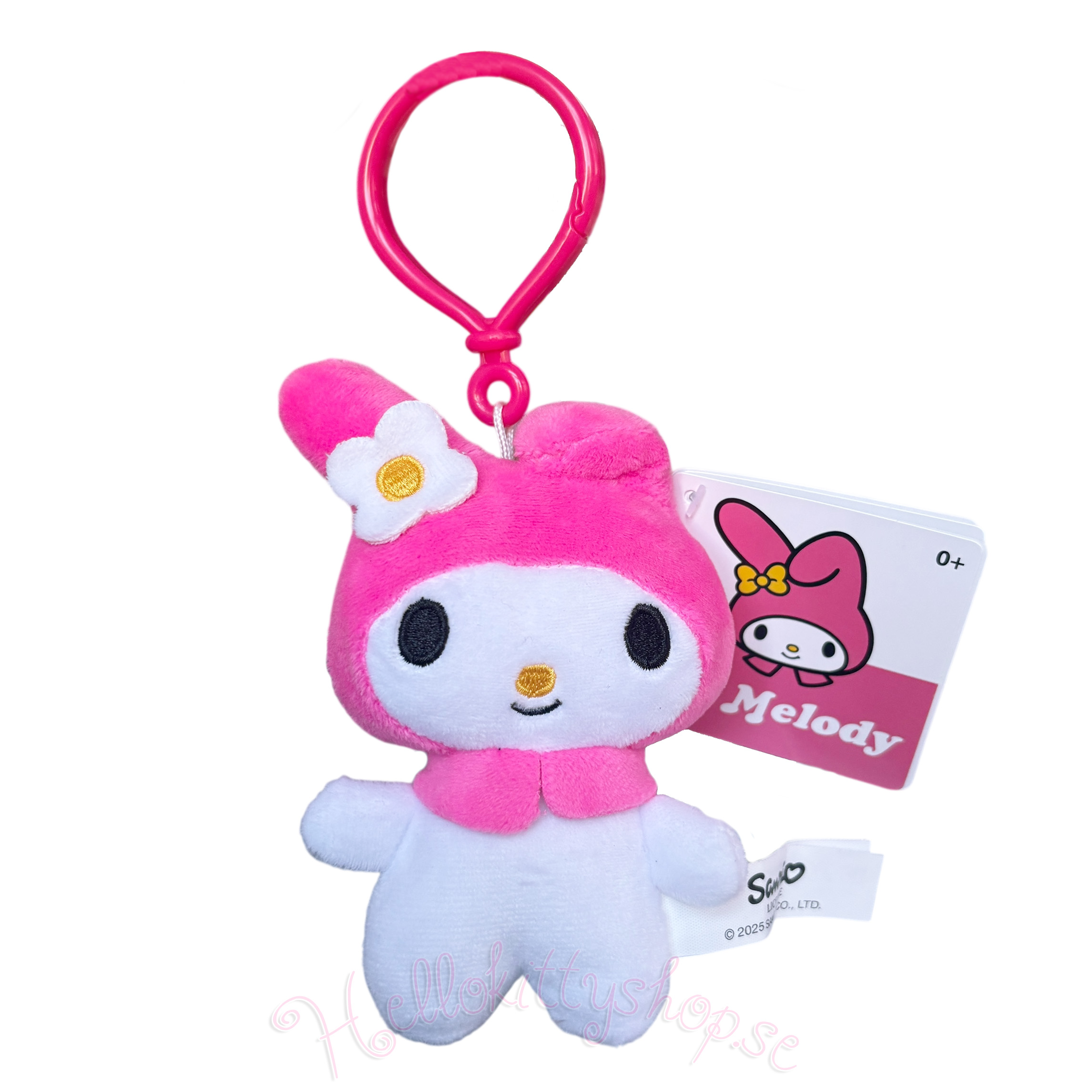 Sanrio My Melody Plush Nyckelring & Bag Charm | Kawaii Accessoar - 13 cm