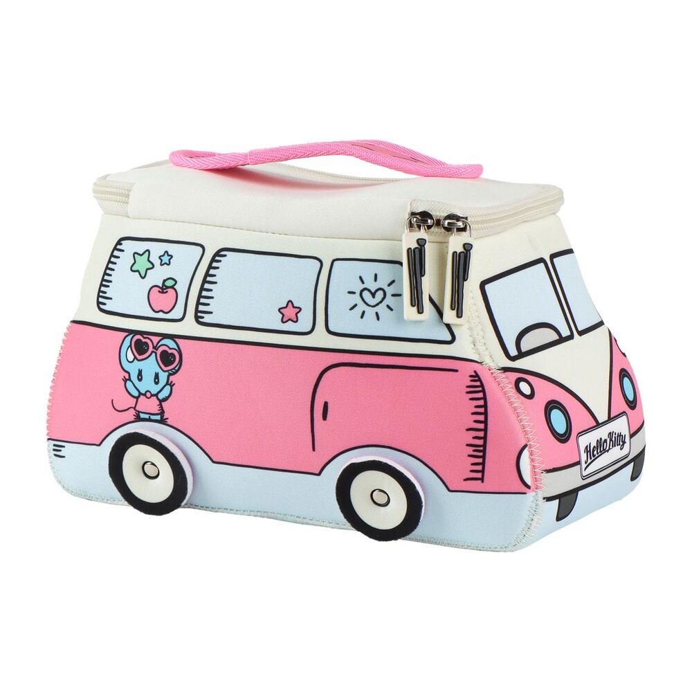 Stor Hello Kitty Necessär i Rosa - Folkvagnsbuss - 4