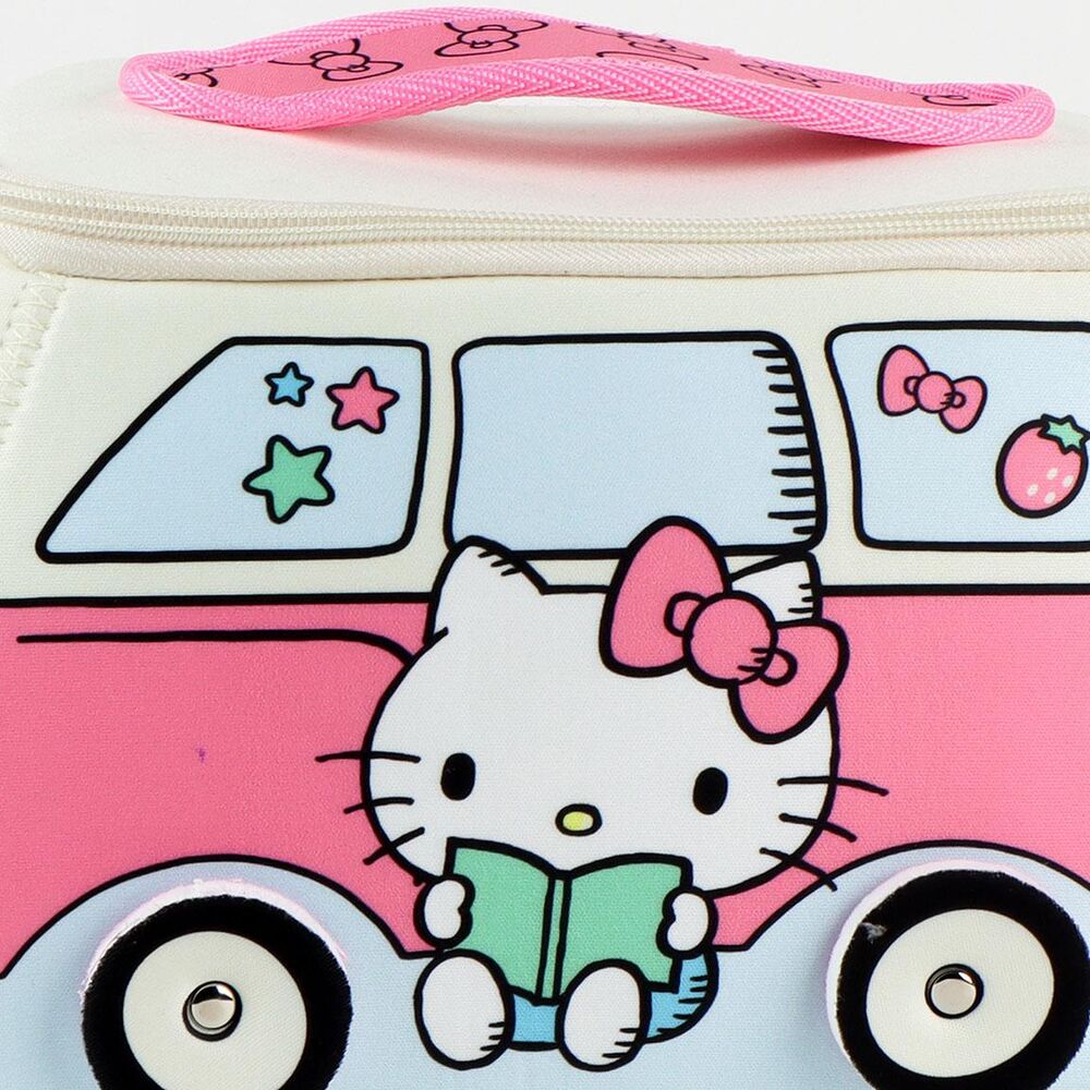 Stor Hello Kitty Necessär i Rosa - Folkvagnsbuss - 6