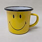 Smiley Enamel Mug 8x8 cm