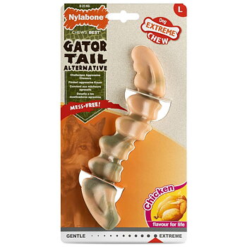 Nylabone Chicken Gator Tail / L