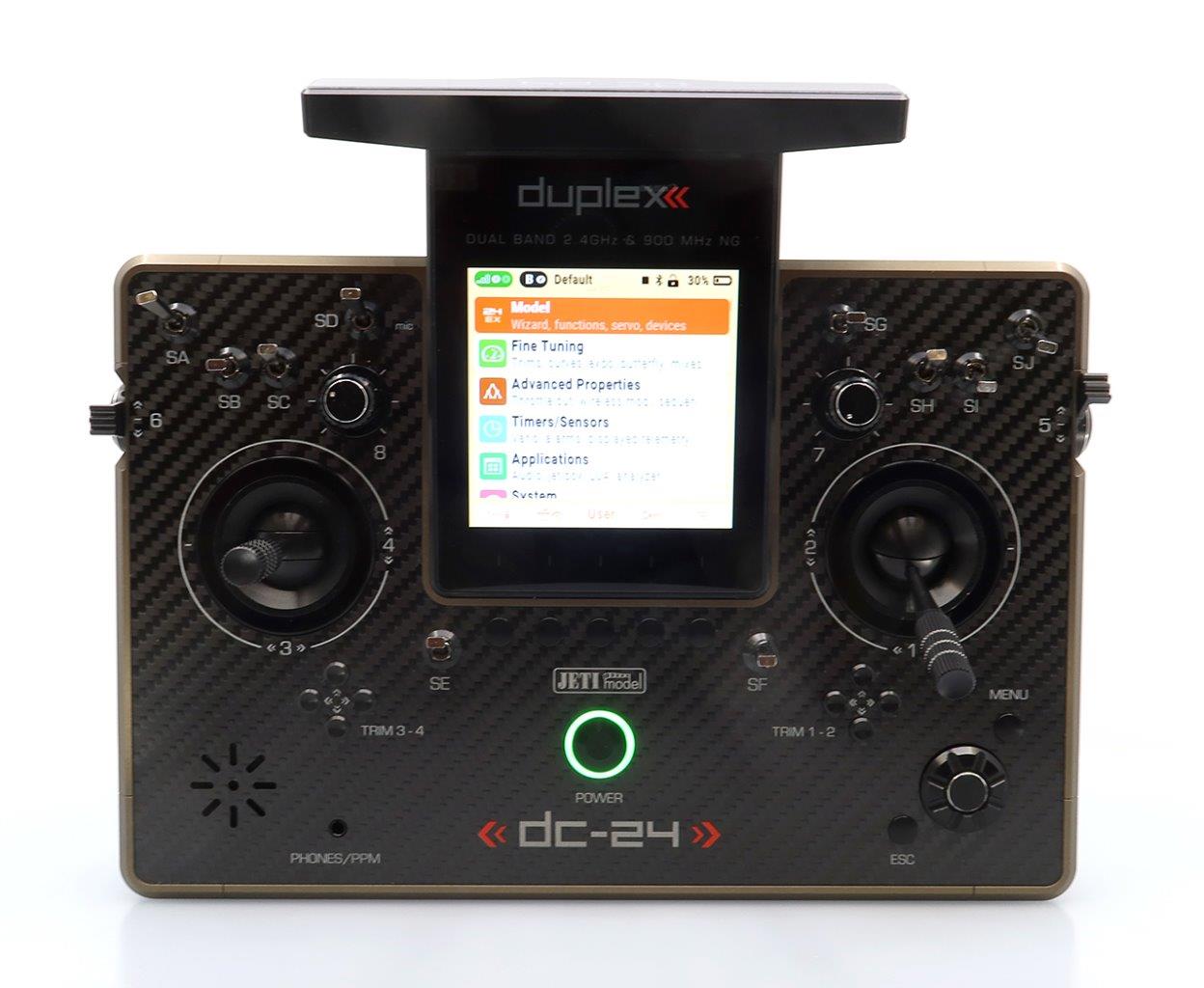 JETI Duplex DC-24 II - Carbon Line Bronze anodized - 11