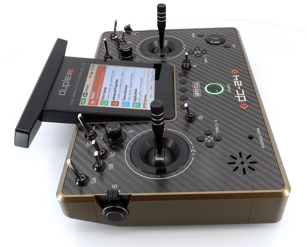 JETI Duplex DC-24 II - Carbon Line Bronze anodized - 9