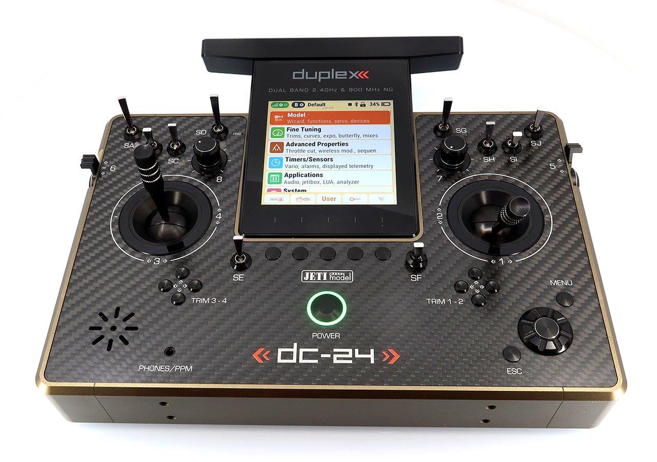 JETI Duplex DC-24 II - Carbon Line Bronze anodized - 26
