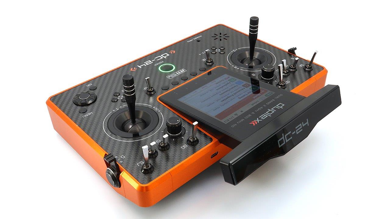 JETI Duplex DC-24 II - Carbon Line Orange anodized - 9