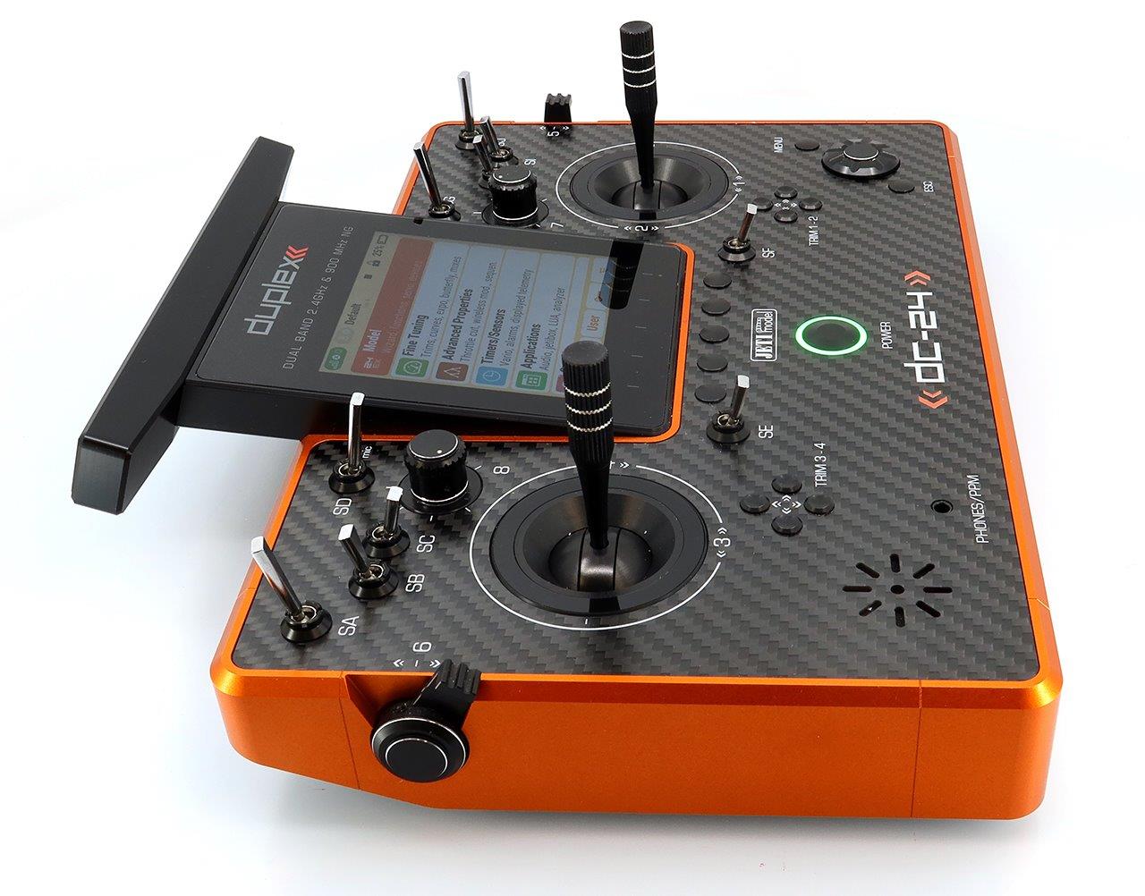 JETI Duplex DC-24 II - Carbon Line Orange anodized - 12